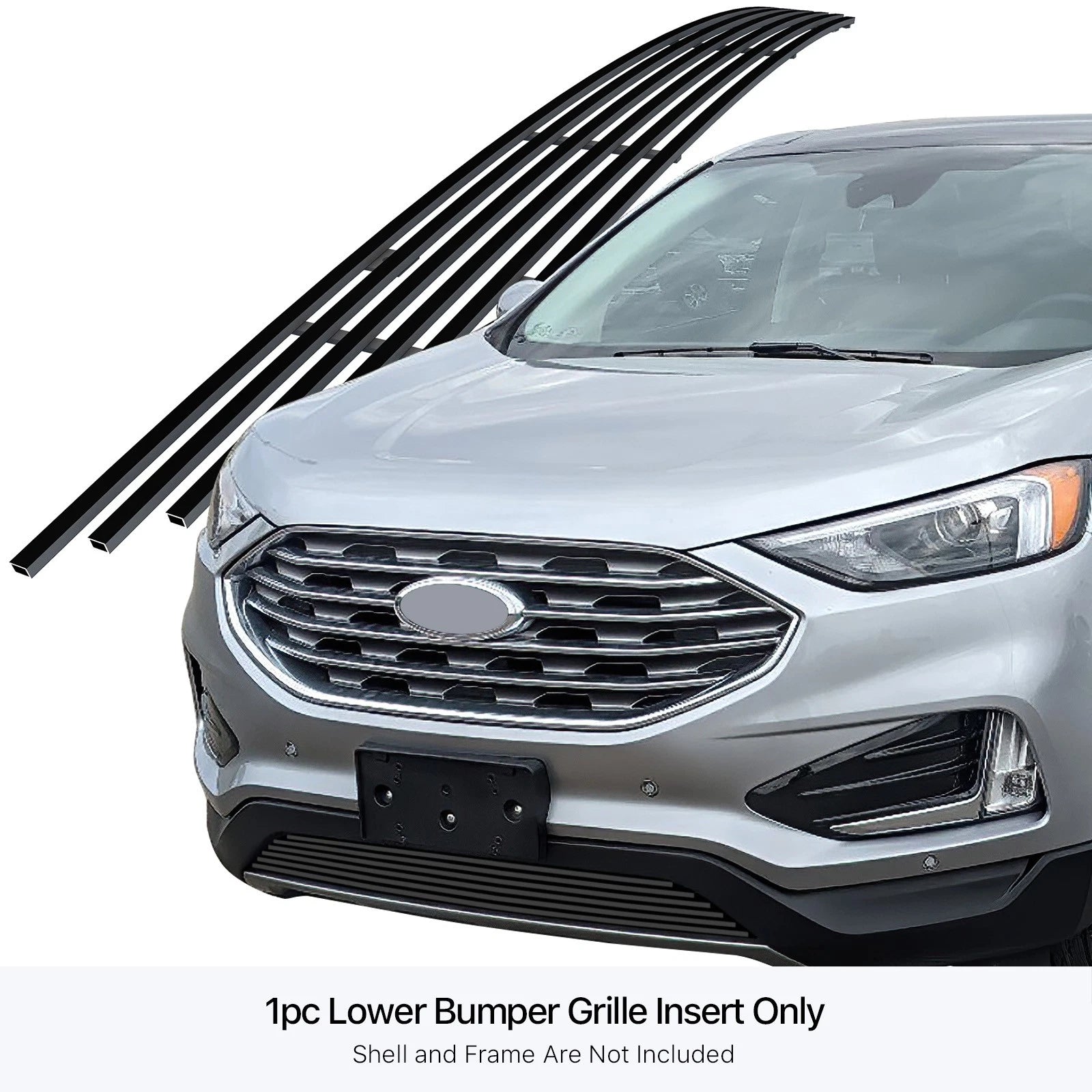 Stainless Black Billet Grille Insert for Ford Edge (2023-2024)