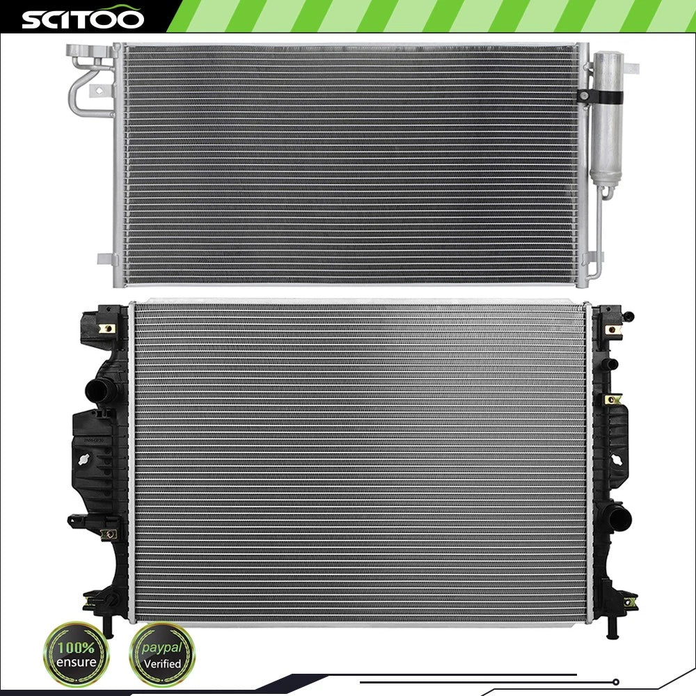 Radiator and A/C Condenser Kit for Ford Fusion (2017–2020) 2.0L 2.5L