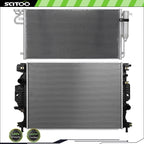 Radiator and A/C Condenser Kit for Ford Fusion (2017–2020) 2.0L 2.5L