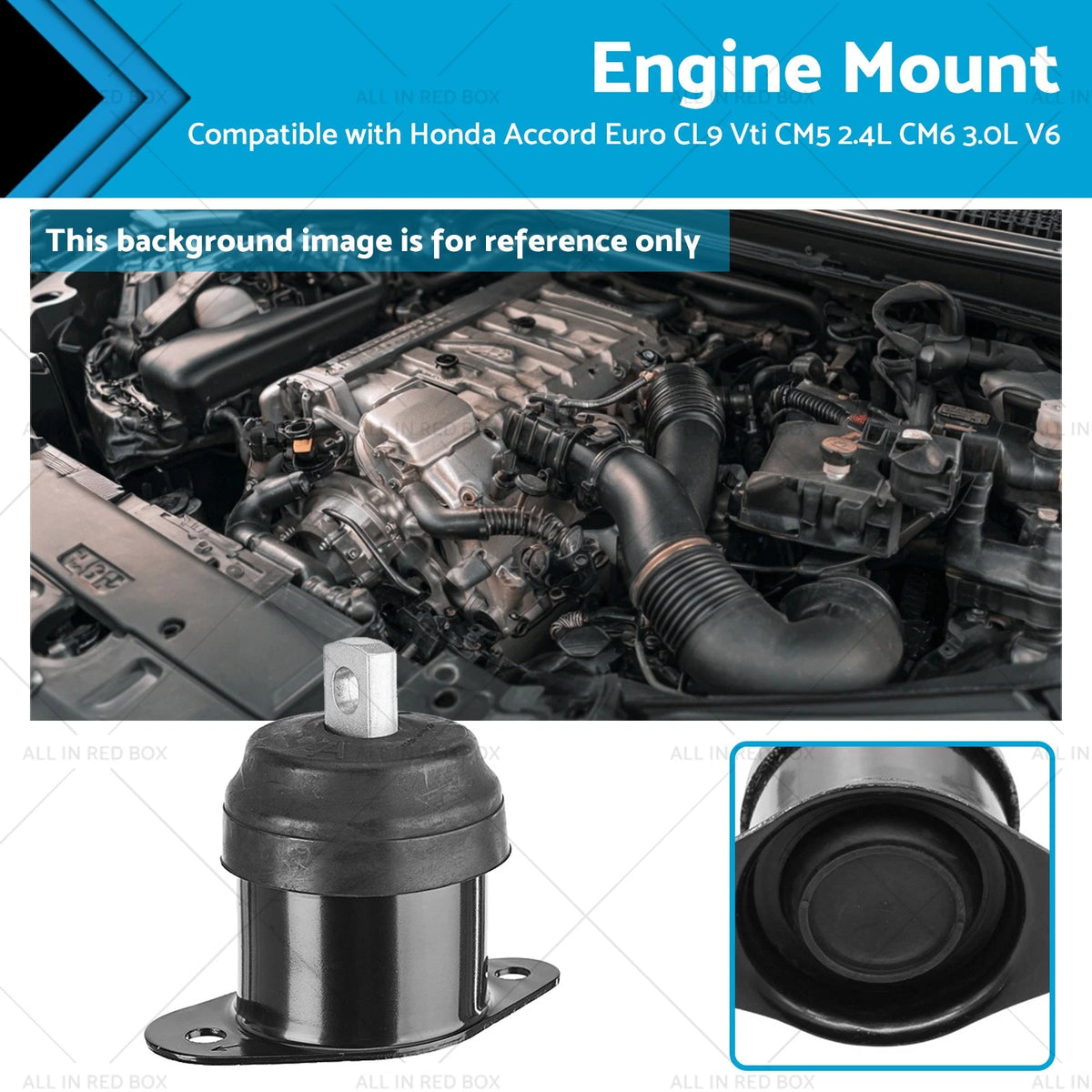 Right Side Engine Mount for Honda Accord VTi CM5 CL9 CM6 2.4L 3.0L V6