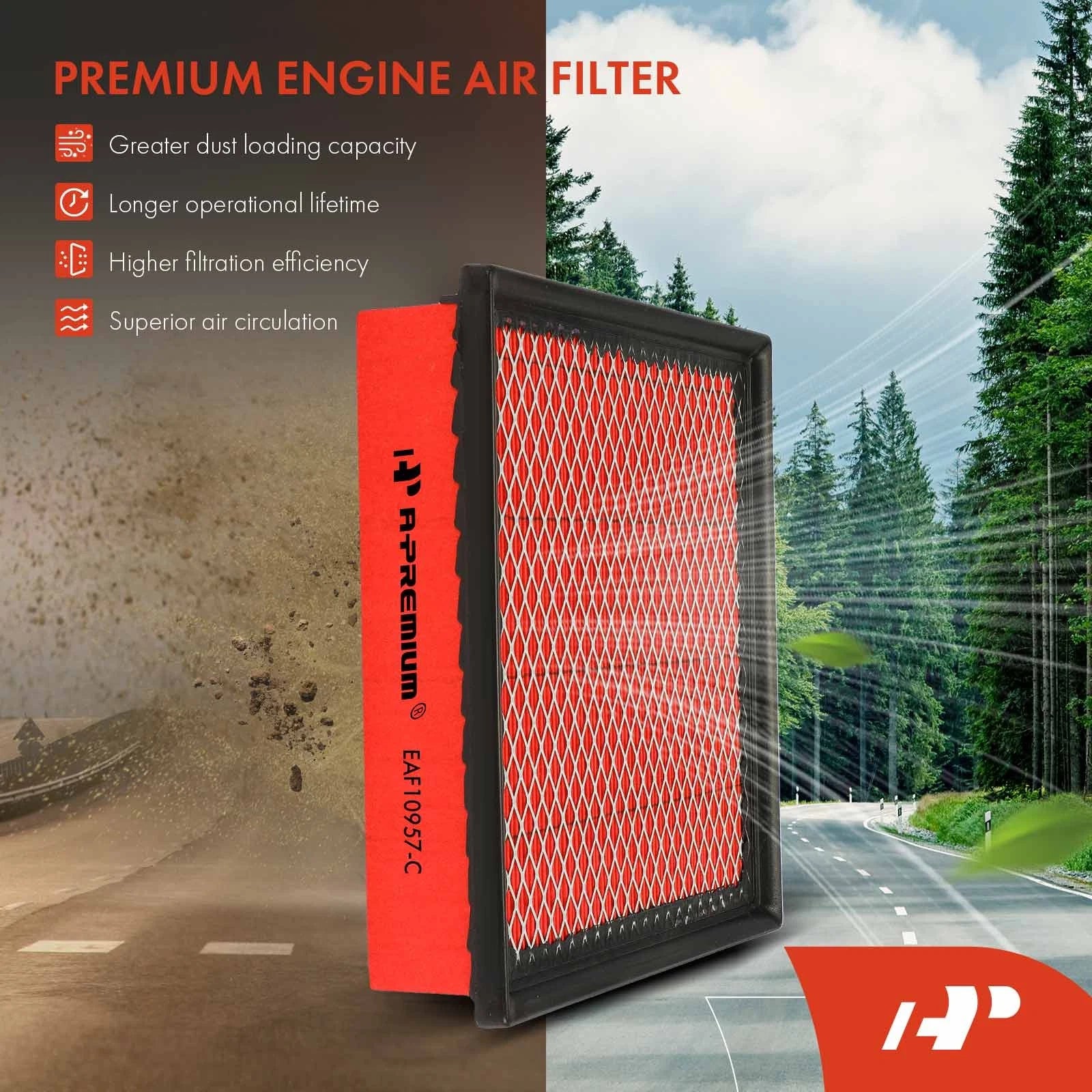 Engine Air Filter for Toyota Camry Tacoma Highlander