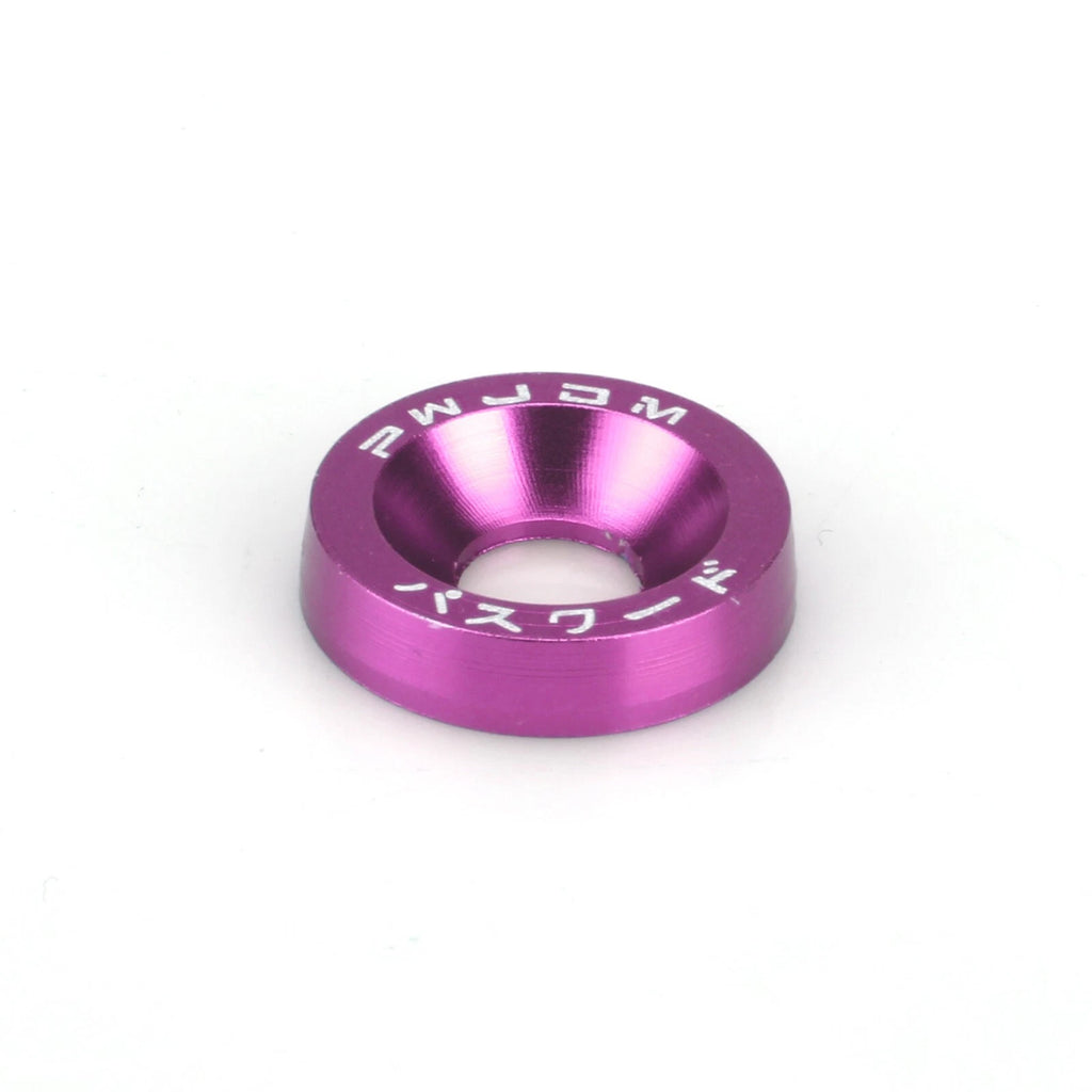Set of 50 Billet Aluminum Fender Bumper Washers for JDM Vehicles