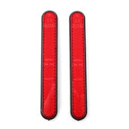 Red Rear Shock Absorber Reflector Strips for Harley Sportster 883 1200 (2004-2023)