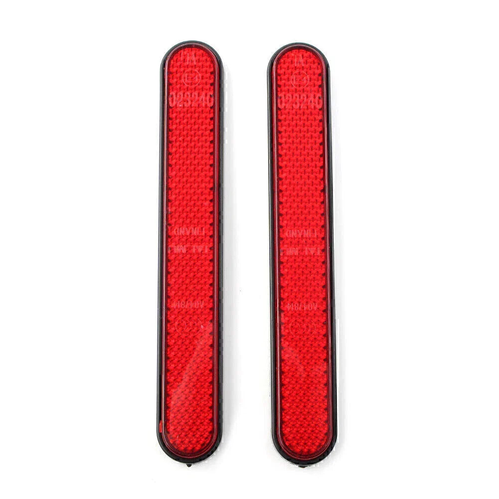 Red Rear Shock Absorber Reflector Strips for Harley Sportster 883 1200 (2004-2023)