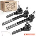 Set of 4 Inner & Outer Tie Rod Ends for Chevy Blazer (1998–2005)