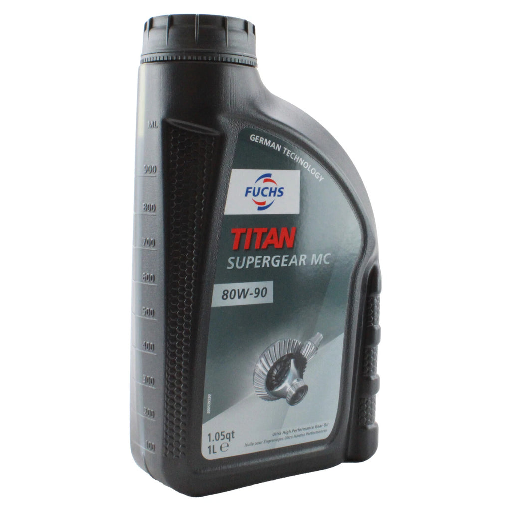 Set of 10 Fuchs TITAN SUPERGEAR MC SAE 80W-90 Gear Oil for Audi BMW Ford