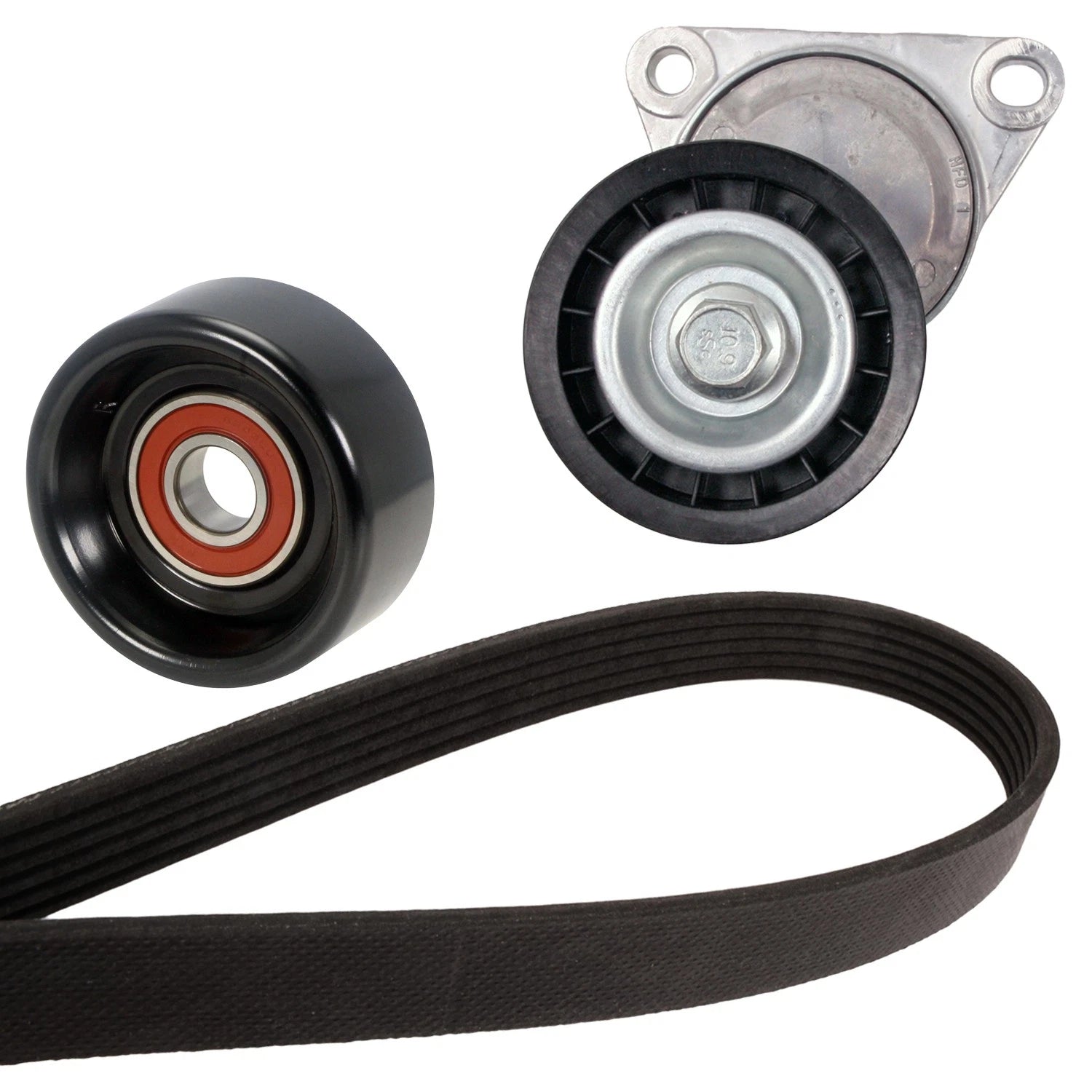 Drive Belt Idler Pulley Tensioner Kit for Mazda 6 i 2.3L L4 (2003–2008)