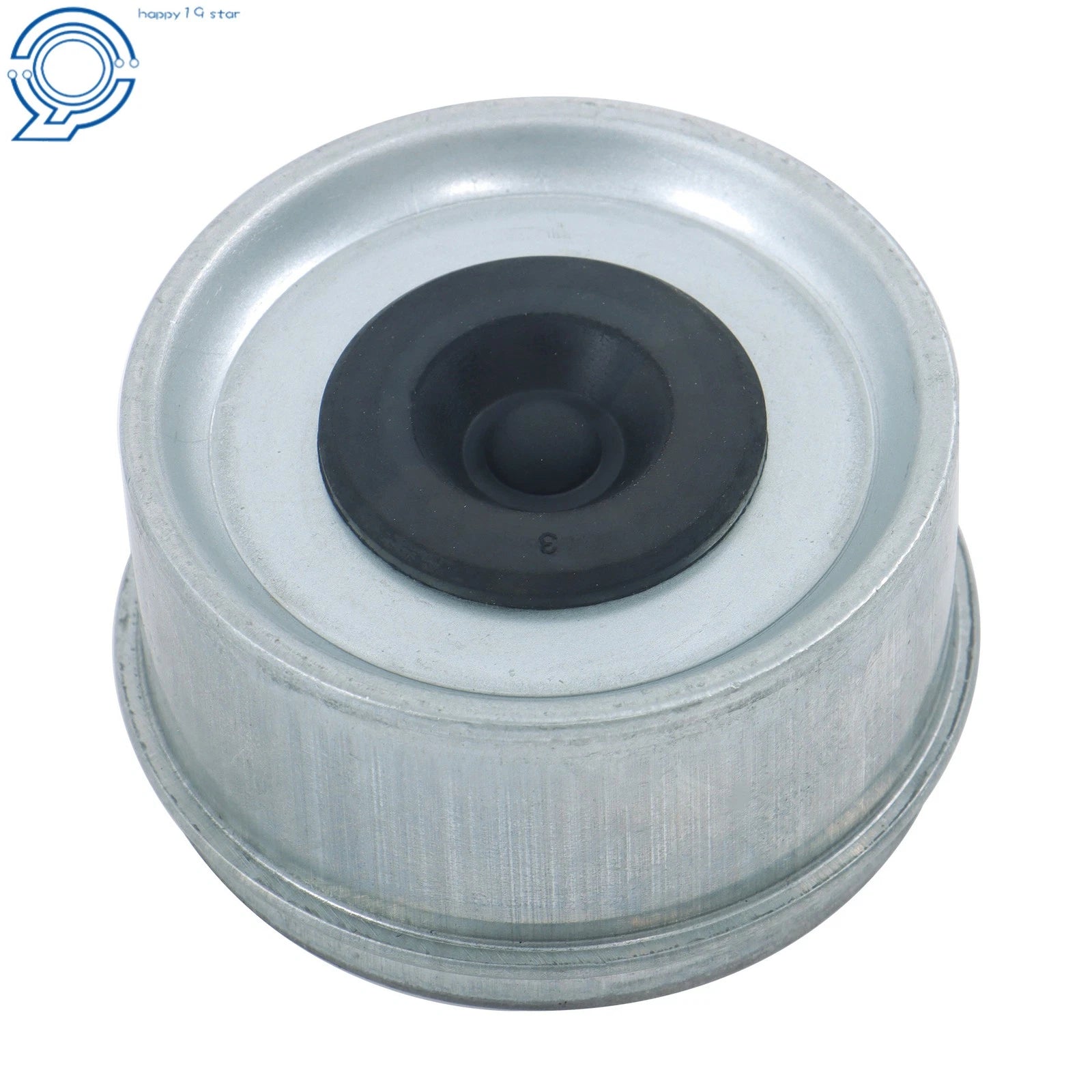 8 Lug Galvanized Boat Trailer Hub Kit with Fully Greased Bearings