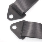 Set of 2 Black 4-Point Racing Harness Belts for ATV UTV Go-Kart