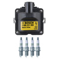 Set of 4 Bosch Ignition Coils & NGK G-Power Spark Plugs for Integra (1994–2001)