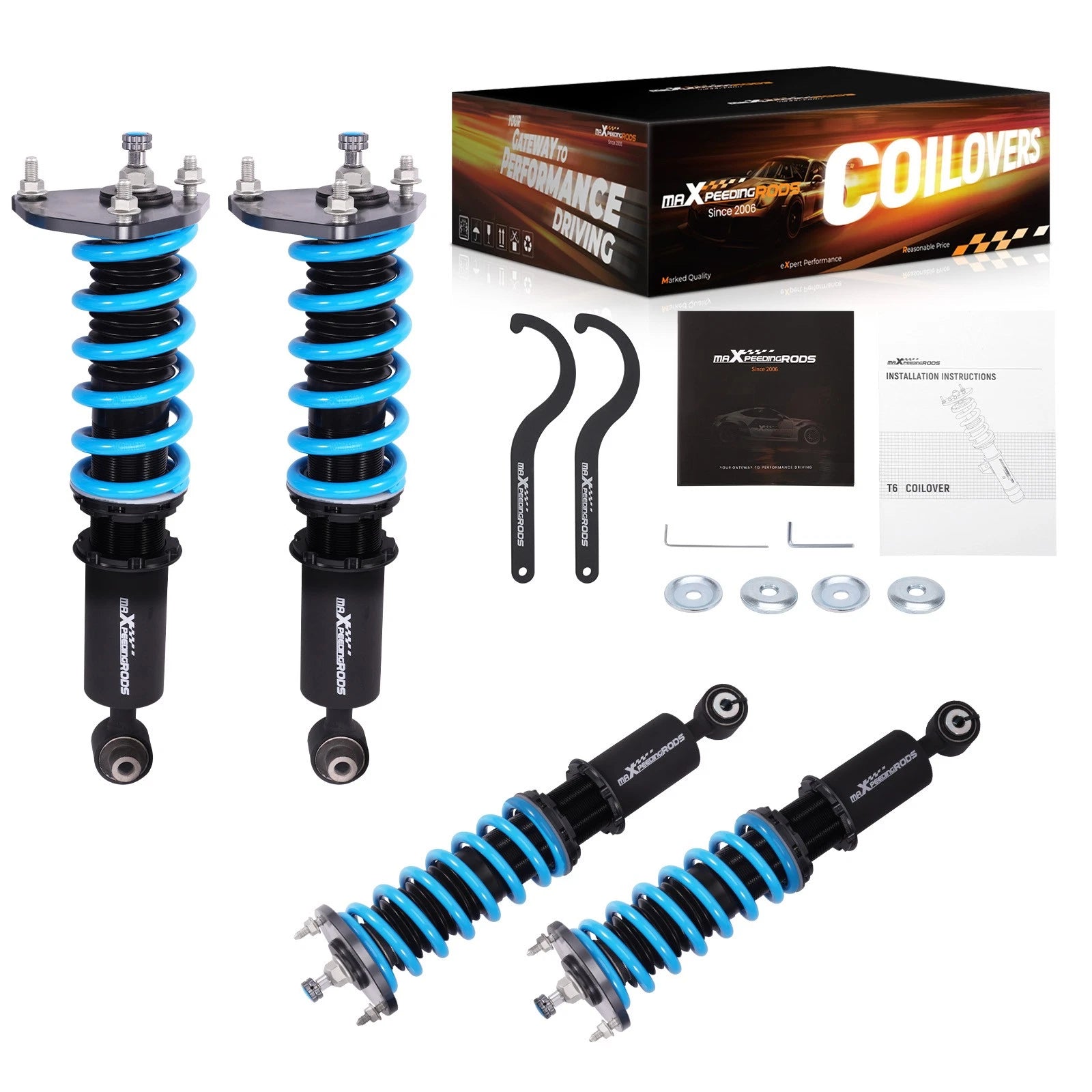 T6 Coilovers Lowering Kit for Infiniti G20 (P11) (1999–2002)