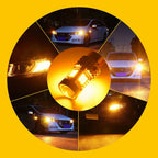 2X Amber 1156 LED Turn Signal Bulbs for Various Models