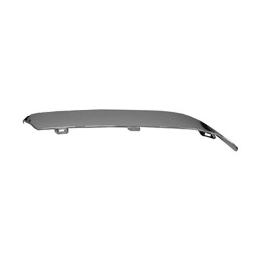 Replacement Chrome Plastic Front Passenger Side Bumper Cover Molding