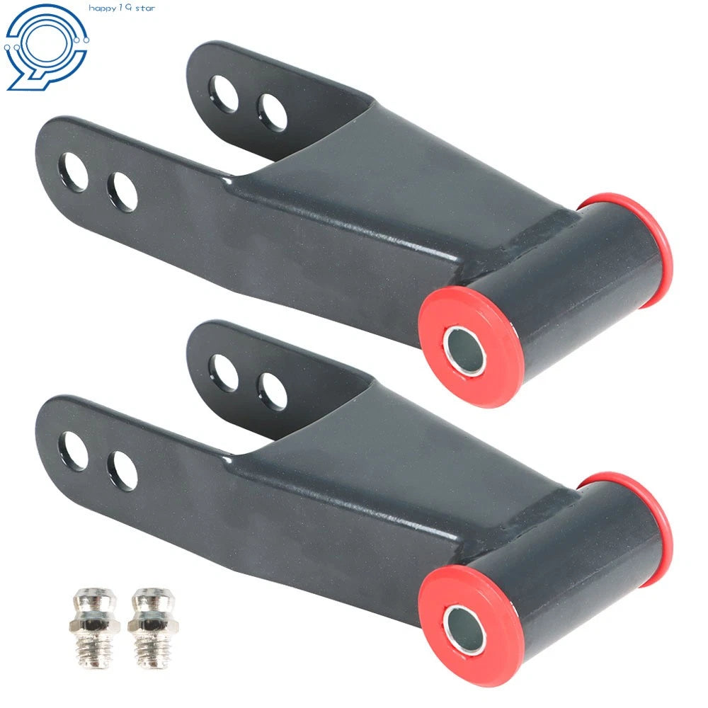 2" Rear Drop Shackles for Chevrolet Silverado 1500 & GMC Sierra 1500 (2019–2021)