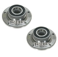 Set of 2 Front Wheel Bearing and Hub Assemblies for BMW E36 E34 (1992–1999)