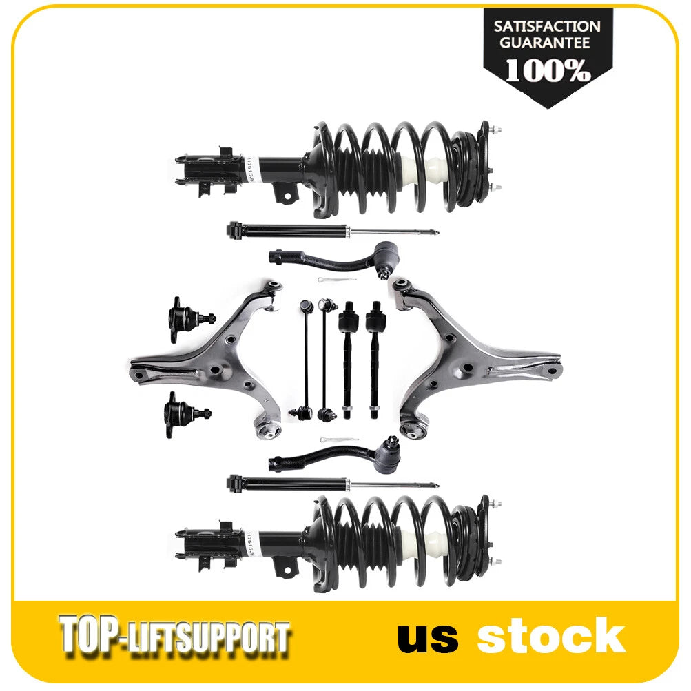 Suspension Kit with Front Struts and Rear Shocks for Hyundai Accent (2006–2011)