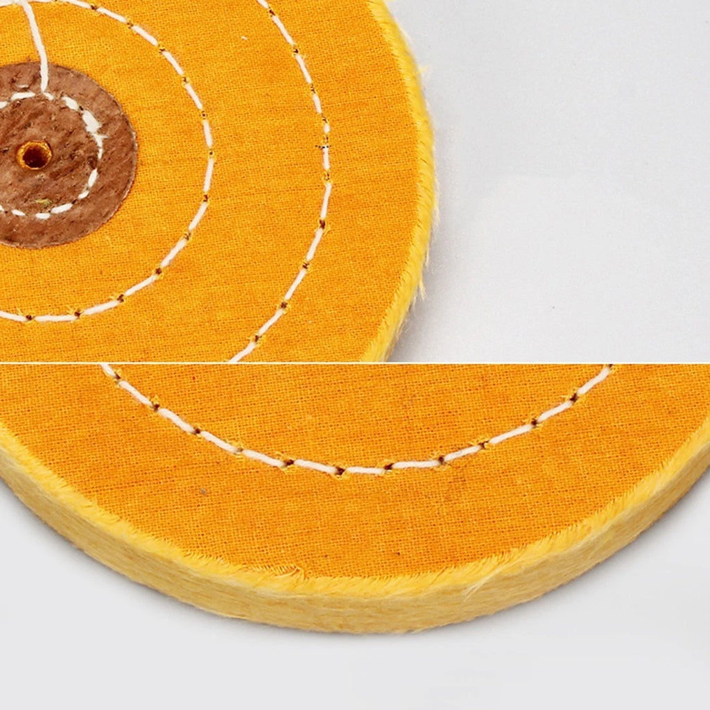 Polishing Wheel Set of 4 Round Ceramic Cotton for Automotive Detailing