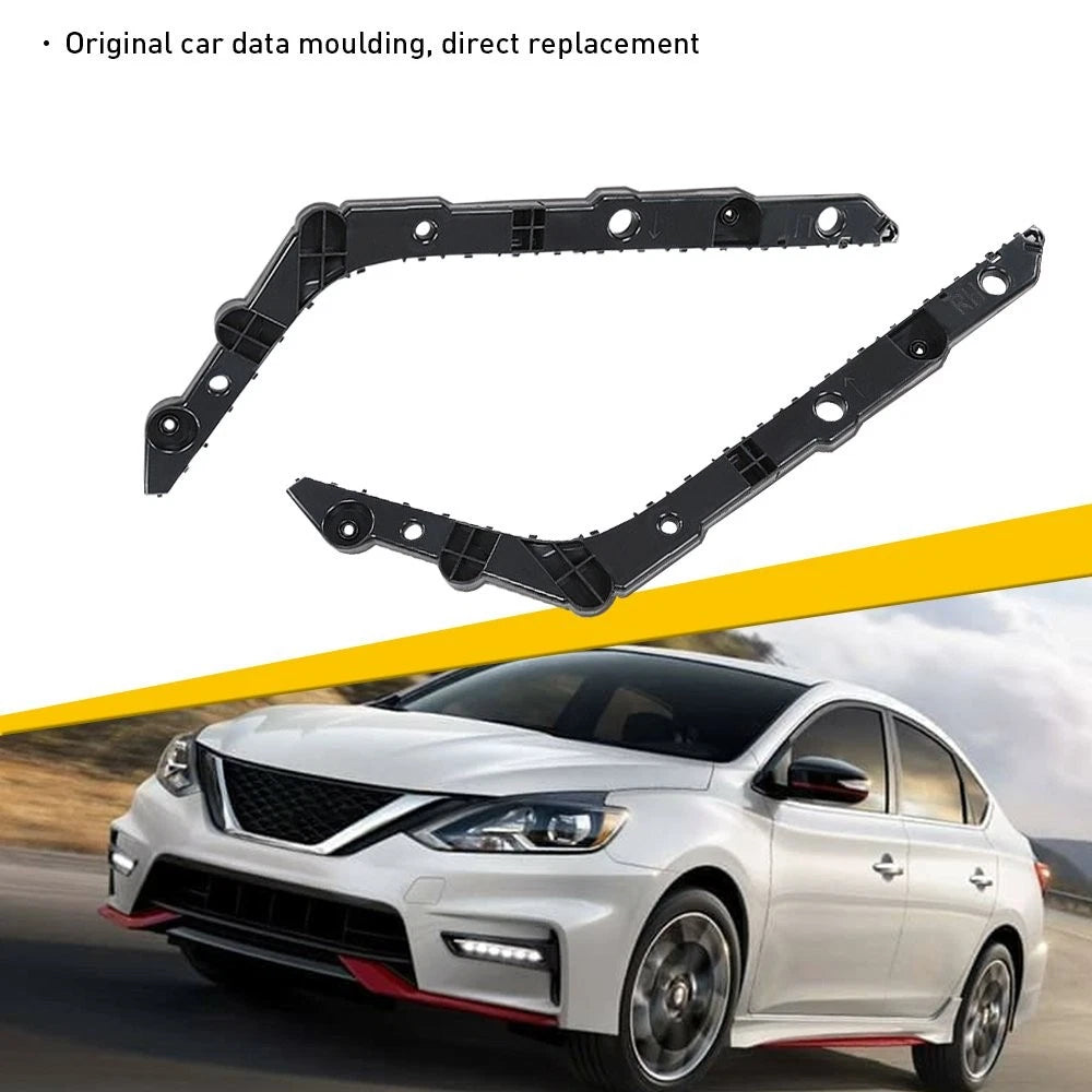 Set of 2 Rear Bumper Brackets for Nissan Sentra (2013–2018) NI1133102