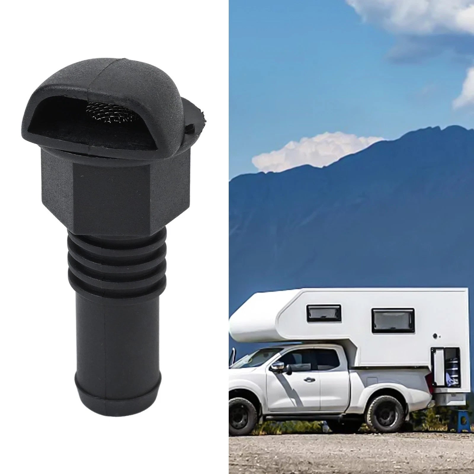 Nylon Marine Exhaust Fuel Tank Vent for Vessels (Ideal Replacement)