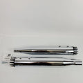 RCX 4.0" Chrome Slip-on Mufflers for Harley Touring (2017–2025)