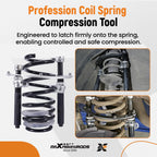 3X Coil Spring Compressor for Adjustable Applications (220-310mm, 2646lbs)