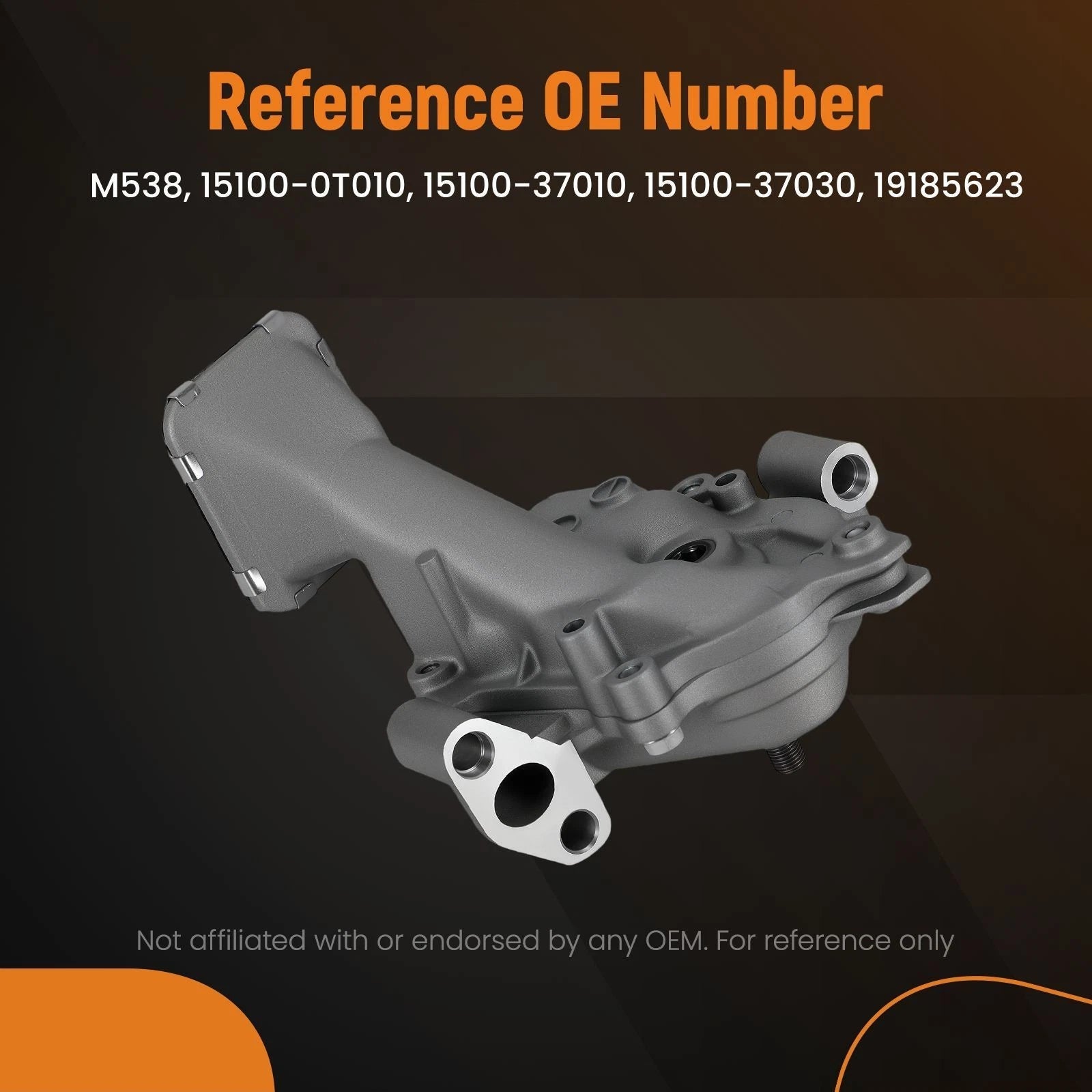 Drive Shaft Oil Pump for Toyota Corolla 1.8L (2009–2018) 15100-0T010 M538