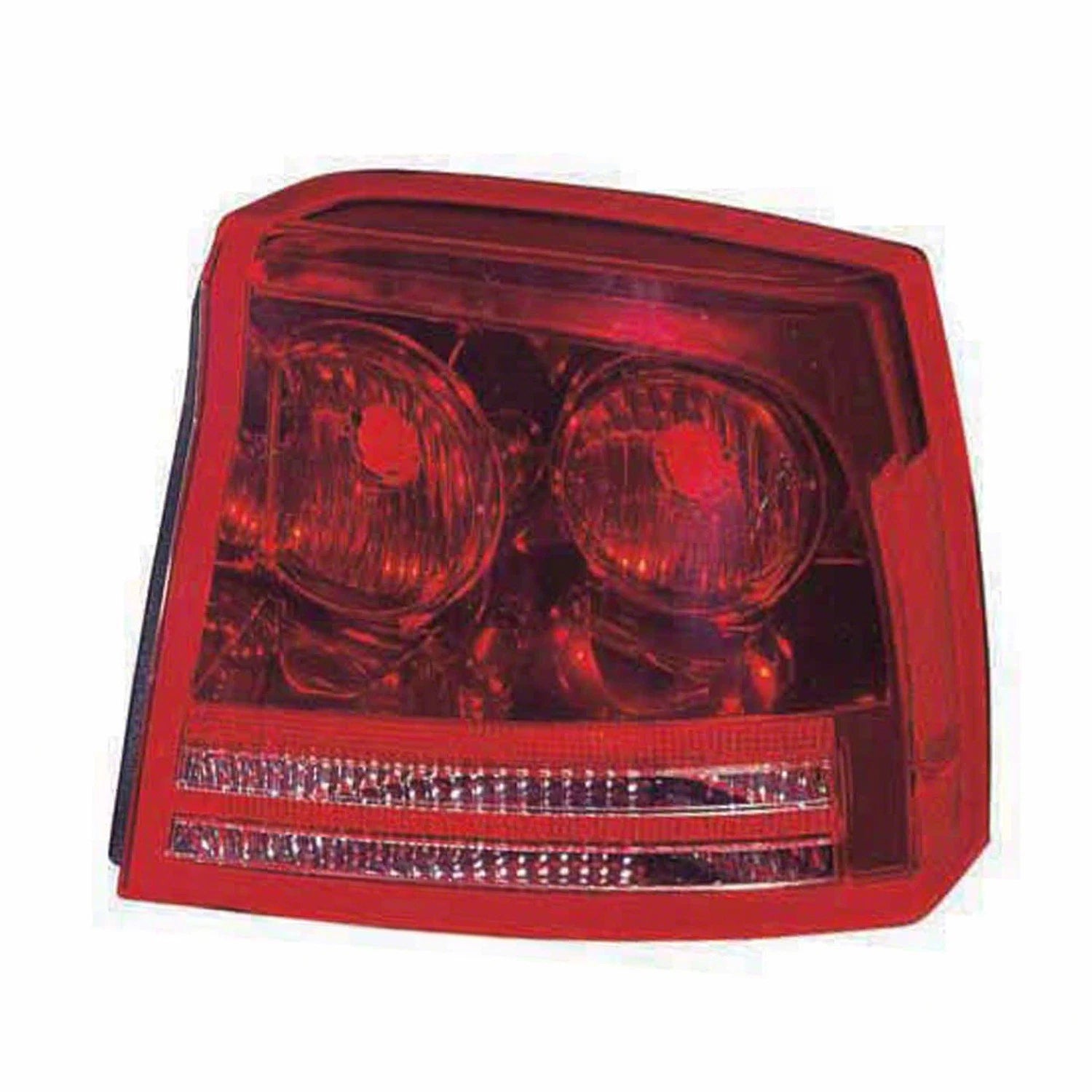Tail Light Lens Housing Replacement Passenger Side for Dodge Charger (2006–2008)