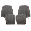 Front Cloth Seat Cover Gray & Driver Foam for Ford F250 F350 FX4 (2011–2016)
