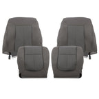 Front Cloth Seat Cover Gray & Driver Foam for Ford F250 F350 FX4 (2011–2016)