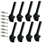 Set of 8 Ignition Coils & Spark Plugs for Lexus GS400 LS400 SC400 (1991–2000)