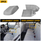 Rear Door Armrest Cover Kit for Honda Pilot (2009–2013) Gray