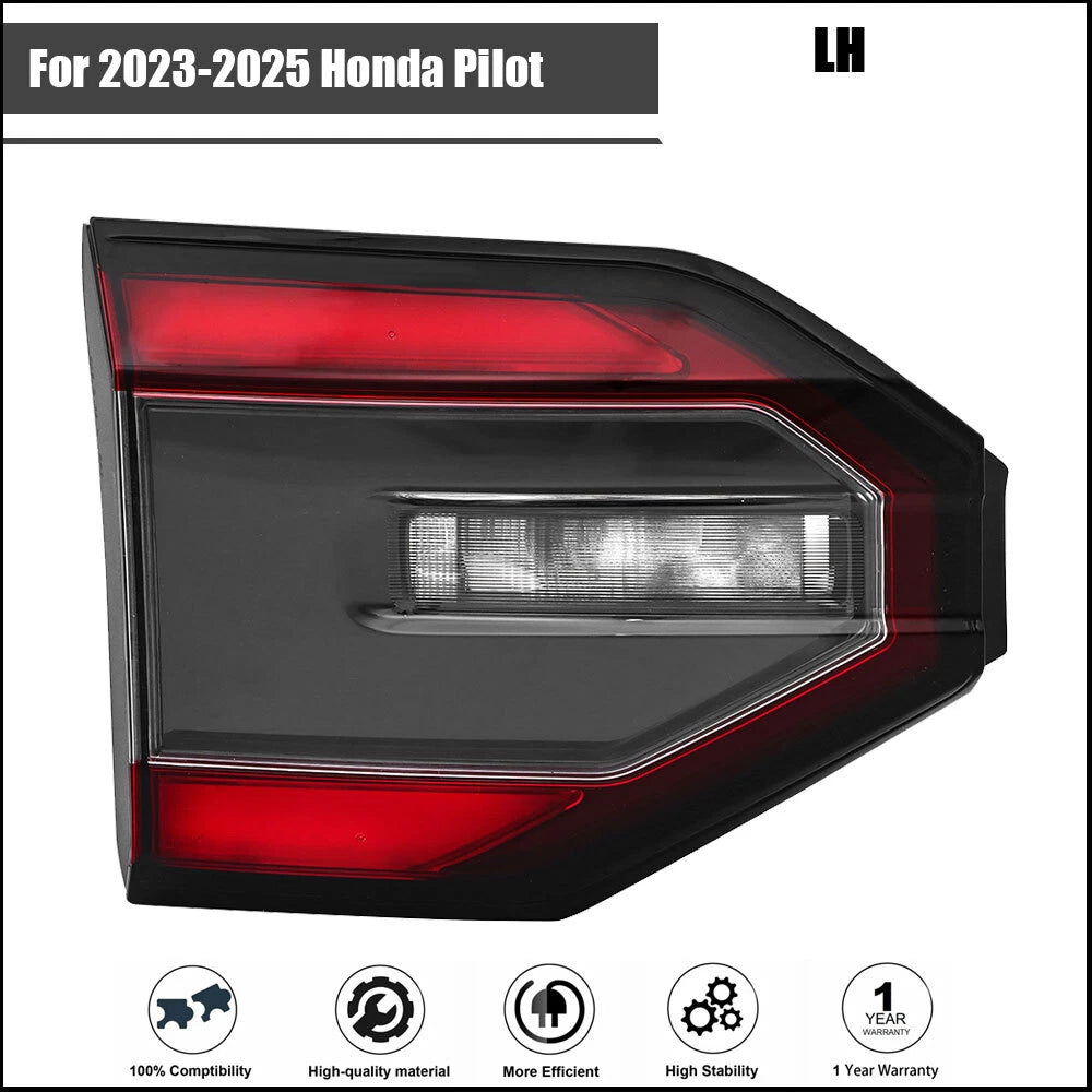Tail Light Assembly for Honda Pilot (2023–2025) Left Driver Side Red Halogen