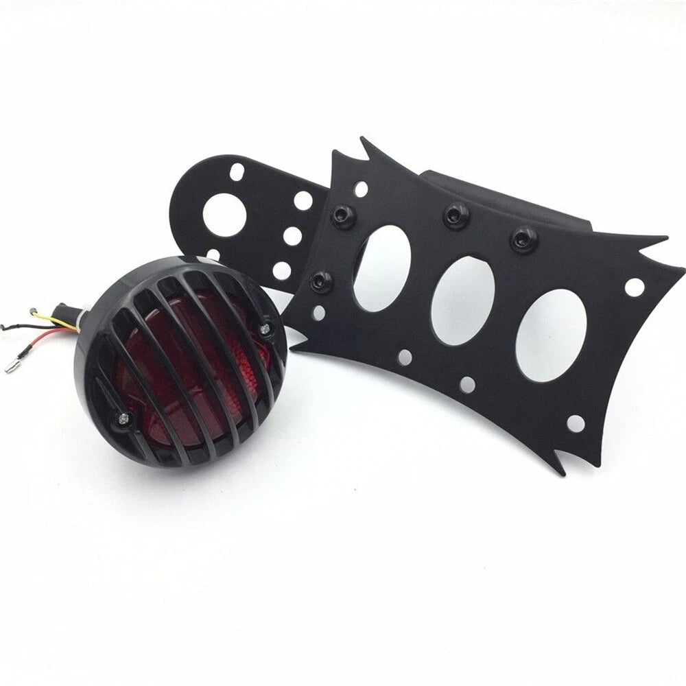 License Bracket & Tail Light for Harley Touring Bobber Chopper (Fits 2014–2023)