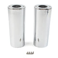 Smooth +2" Extended Fork Slider Covers for Harley Street Glide, Road King, Softail (2006-2023)