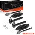 Set of 6 Tie Rod Ends for Nissan Murano (2005–2007)