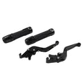 Black Extendable Brake Clutch Levers Grips for Kawasaki ZX10R/RR (2004-2023)