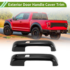 Exterior Door Handle Cover Trim for Ford F150 3DR (2015–2023) Glossy Black