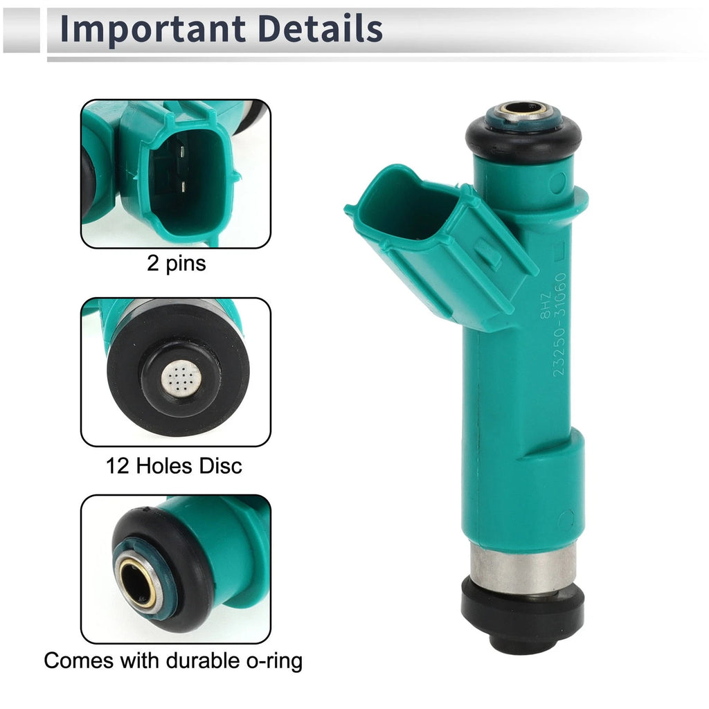 Fuel Injector No. 23209-39075 for Toyota FJ Cruiser (2007–2009) 1 Pc Green