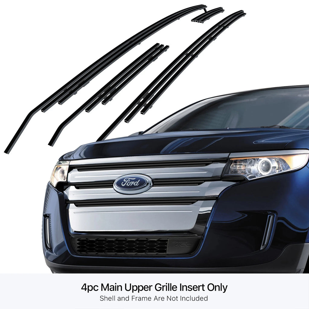 Stainless Steel Black Billet Grille Insert for Ford Edge (2011-2014)