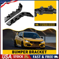 Pair Front Bumper Retainer Brackets for Honda Civic (2016â2021)