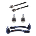 Set of 4 Mevotech Supreme Inner Outer Tie Rods & Lower Ball Joints for Forte (2014–2018)