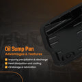 Transmission Oil Pan for Toyota Corolla L4 2.4L (2009–2012) 35106-33040