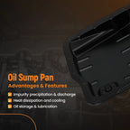 Transmission Oil Pan for Toyota Corolla L4 2.4L (2009–2012) 35106-33040