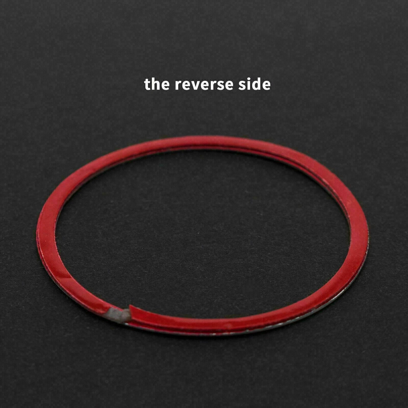 Red Aluminum Ignition Start Stop Button Cover Circle for Mercedes (2017-2020)
