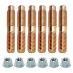 Set of 6 Transfer Case Studs Nuts for Jeep YJ TJ (1984-2011)