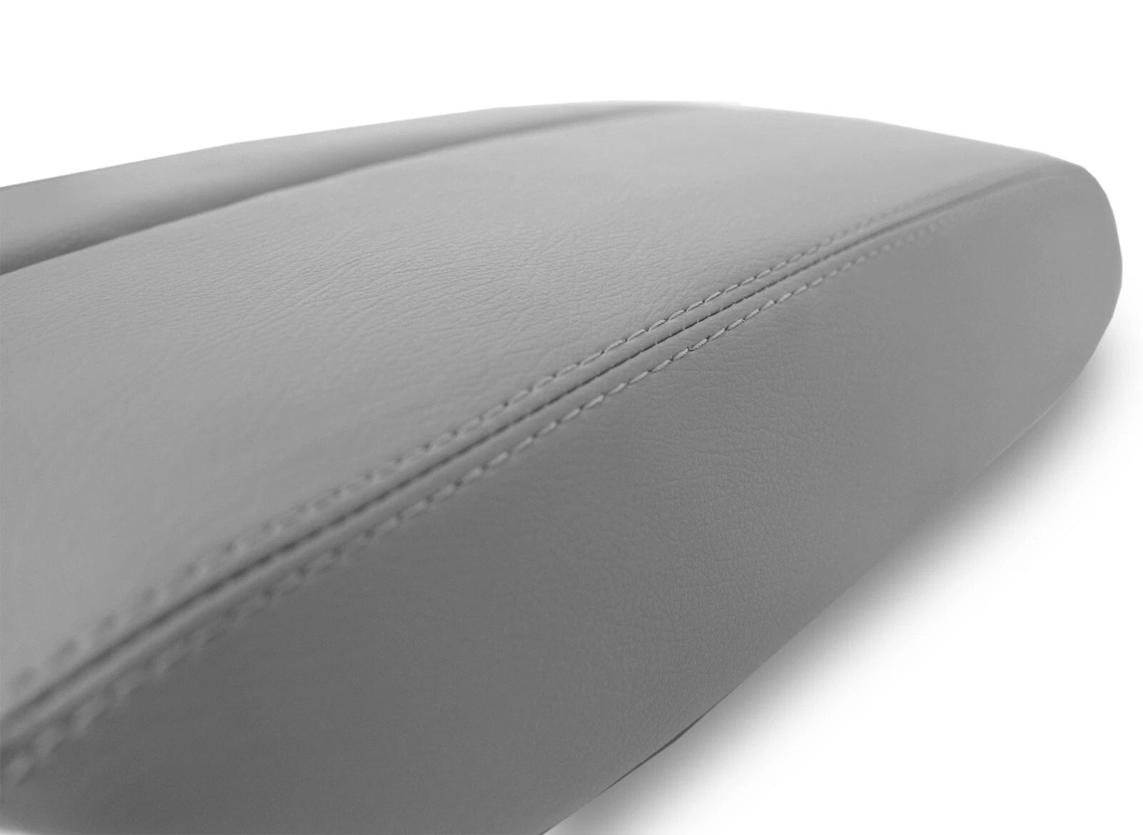 Leather Center Console Armrest Cover for Audi A8 (2011–2017) Gray
