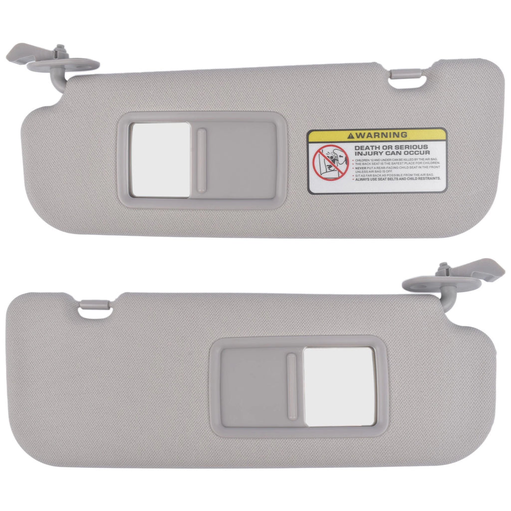 2X Sun Visors with Mirror for Hyundai Veloster (2012–2019)
