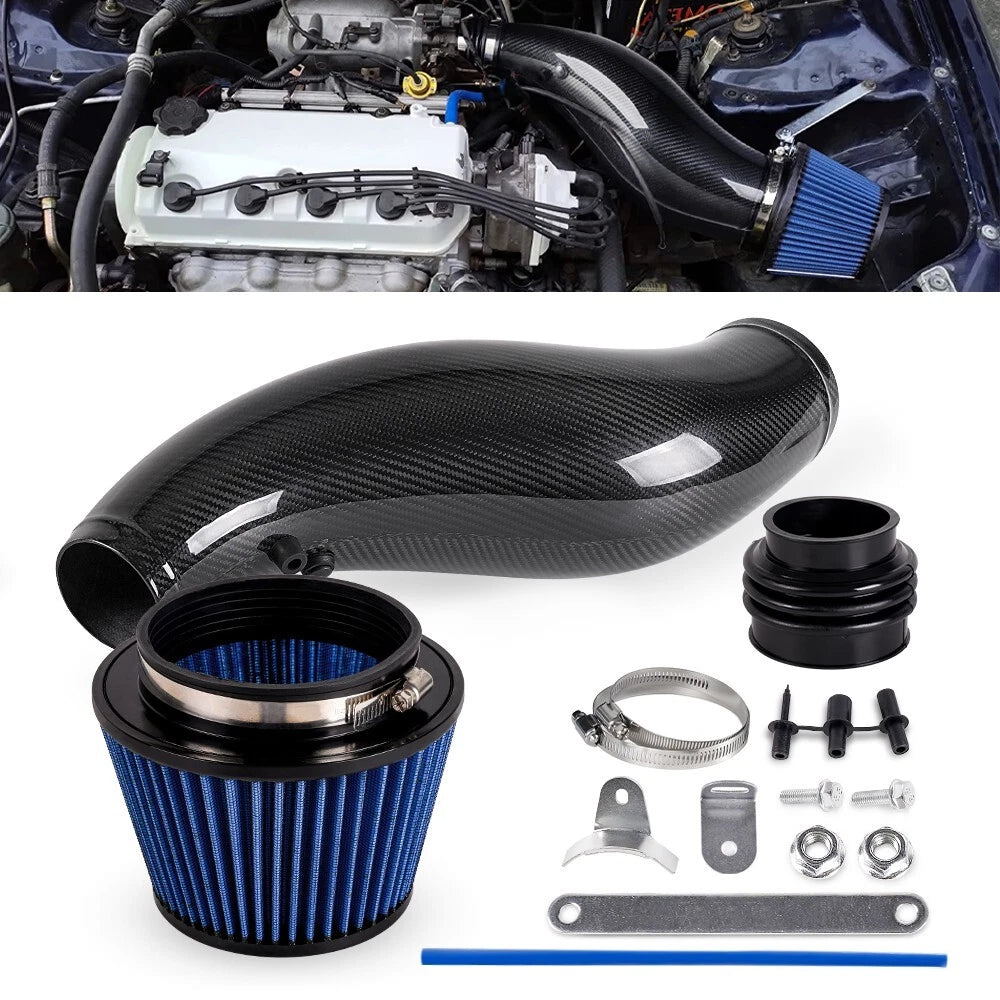 Carbon Fiber Cold Air Intake Pipe for Civic EG EK, Integra (1992–2001)
