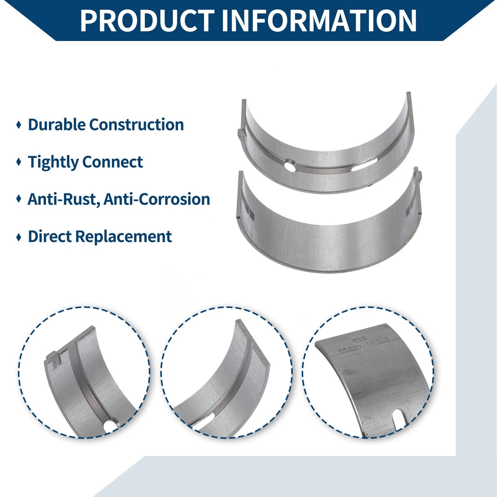 Main Bearing Set No.210204X900 for Kia K2700 (1997–1999)