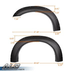 Pocket Rivet Bolt-On Fender Flares for Ford F250 F350 Super Duty (1999–2007)